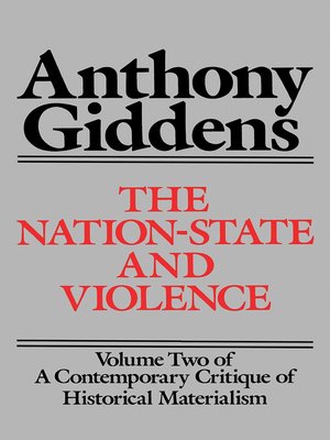 cover image of The Nation-State and Violence